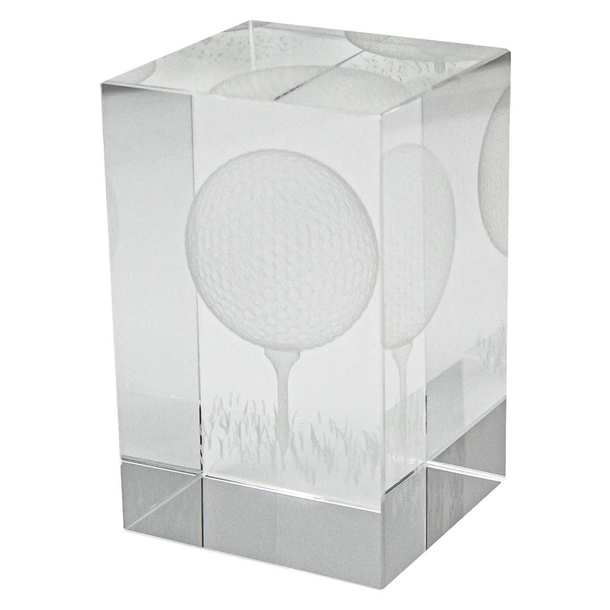 cb817 Golf hologram block with crystal construction