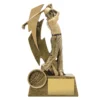 11617a-gold Gold golf shazam with resin construction