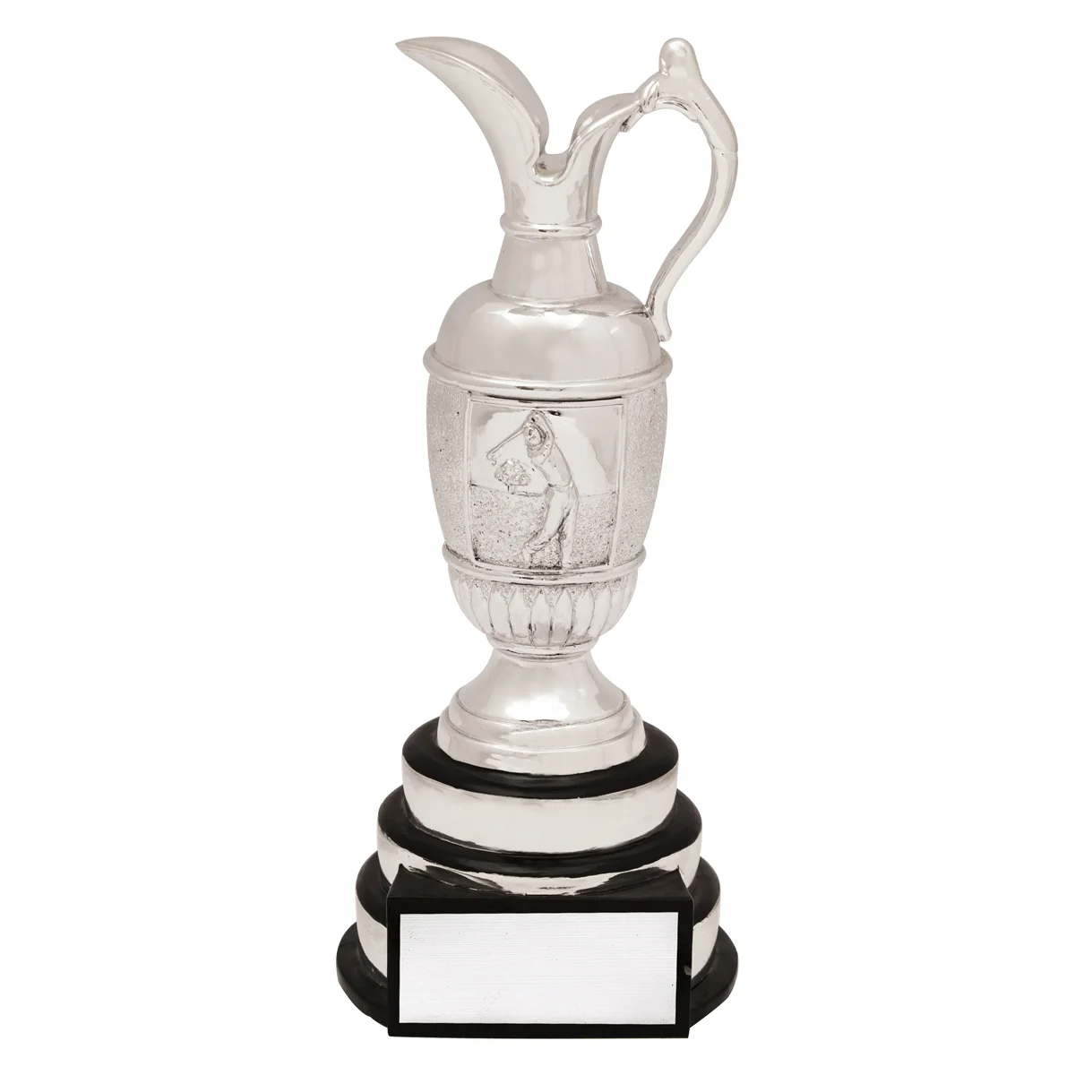a1898b-silver Silver golf silver cup with resin construction