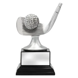 Silver golf - silver iron with resin construction