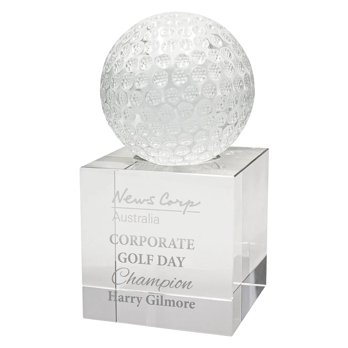 cn17 Golf spinning ball with crystal construction
