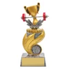 ur62a-silver Silver gym flame with resin construction