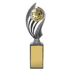 -gold Silver / gold gymnastics husky with plastic / metal / marble construction