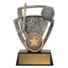 12744s-silver Silver hockey budget theme with resin construction