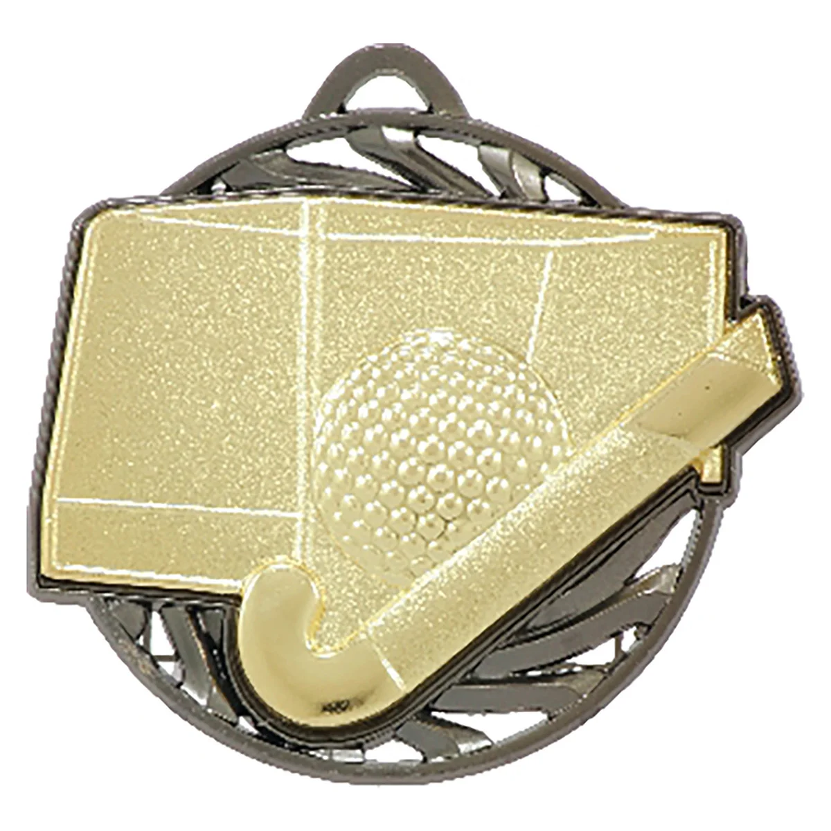 mv929g-gold Gold hockey vortex with metal construction
