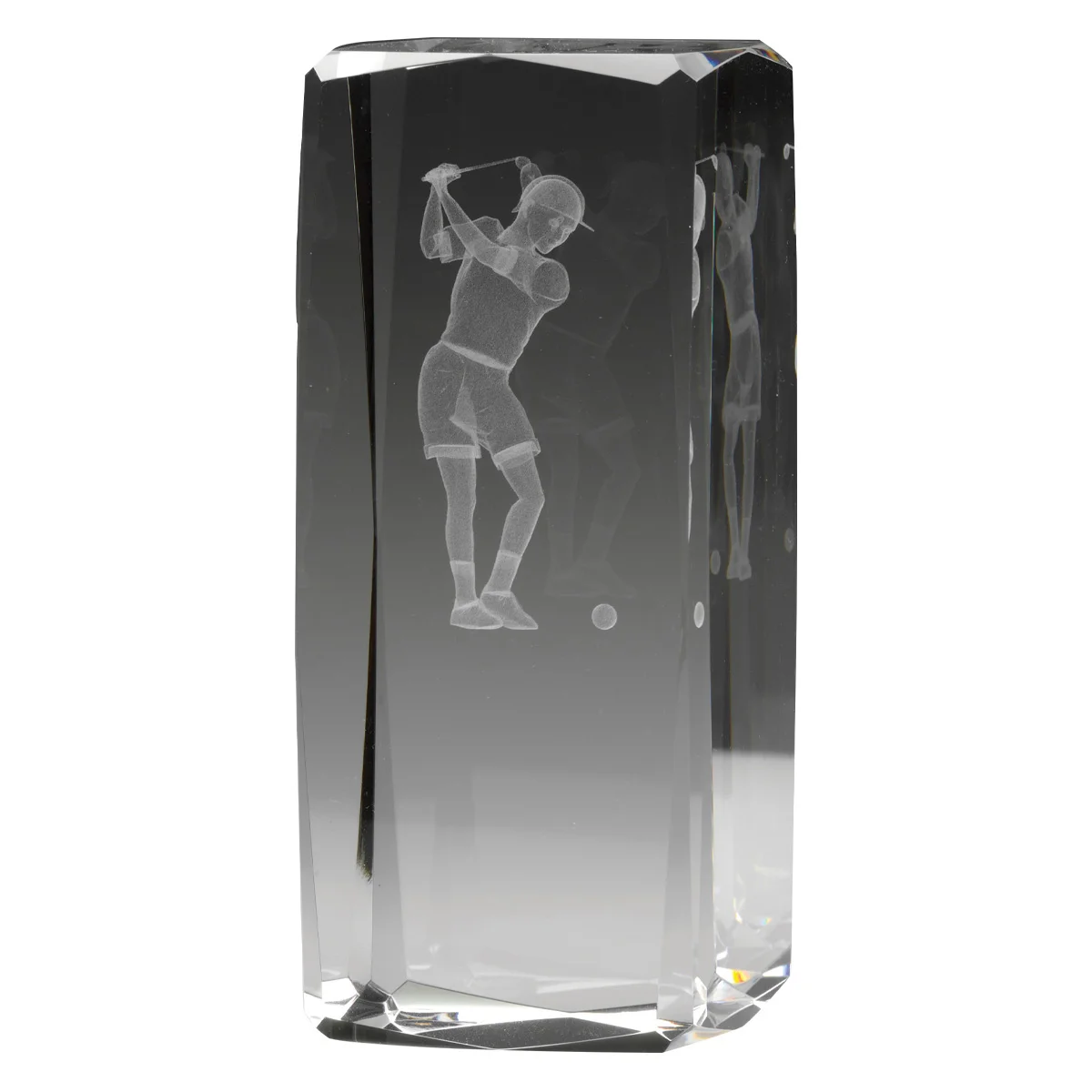 cb942 Hologram female player with crystal construction