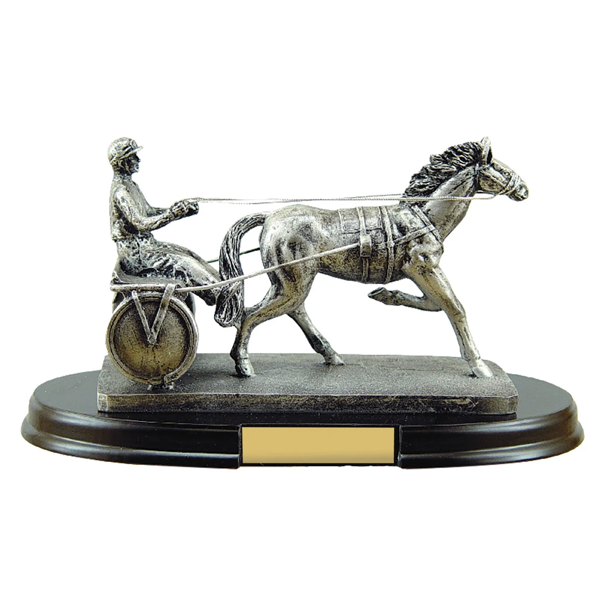 sr39 Horse & cart trophy with resin construction