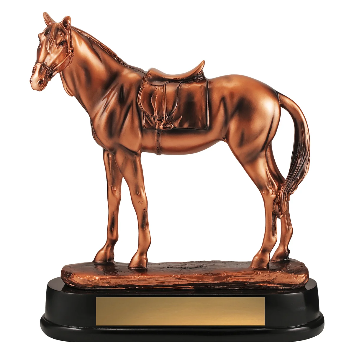 a1903-bronze Bronze horse bronze champion with resin construction