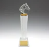 uc35a-grey-bg Horse crystal with crystal construction