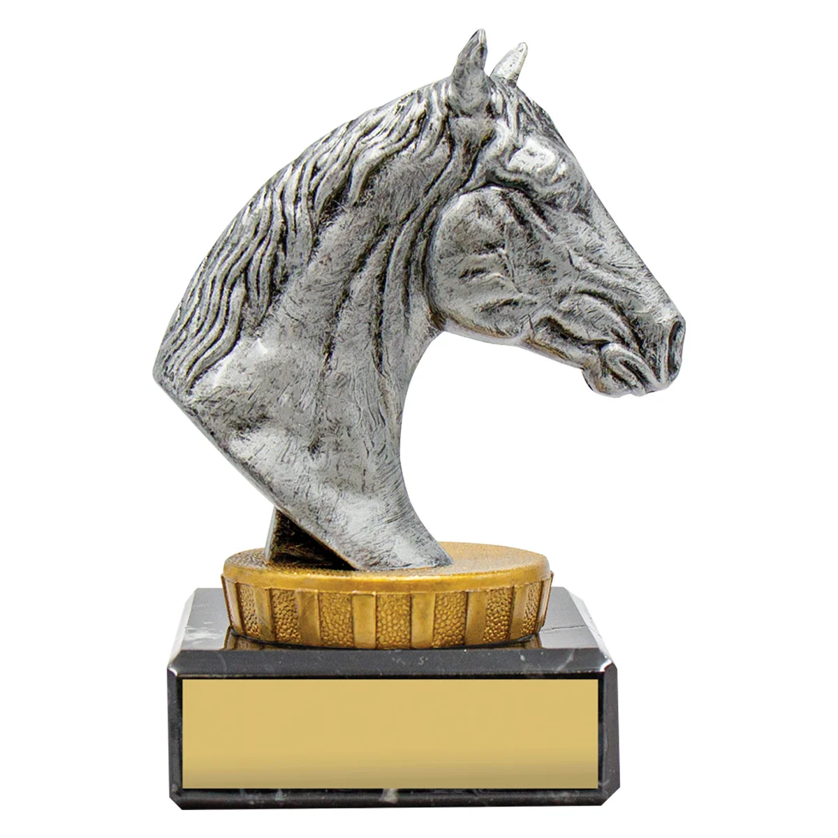 um35a-black Black horse marble with marble construction