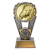 -gold Silver / gold horse polaris with resin / metal construction