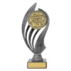 hy941a-silver-and-gold Silver & gold husky - track & field with plastic / metal / marble construction