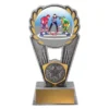 psk105a-silver Silver ice hockey polaris - colour with resin construction