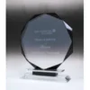 -black Clear / black ignite glass-flame with glass construction