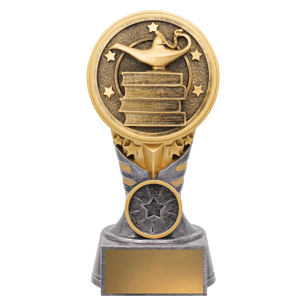 kn205a-silver-and-gold Silver & gold ikon - academic with resin construction