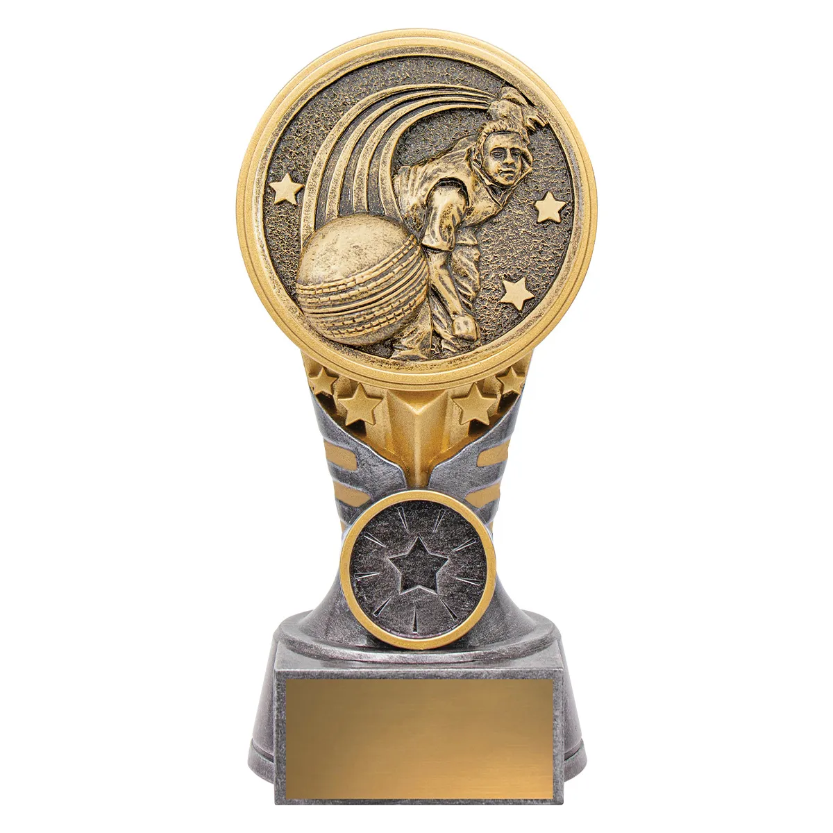 -gold Silver / gold ikon - bowling with resin construction