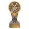 kn267a-silver-and-gold Silver & gold ikon - gardening with resin construction