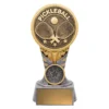 -gold Silver / gold ikon - pickleball with resin construction