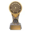 kn212a-silver-and-gold Silver & gold ikon - science with resin construction