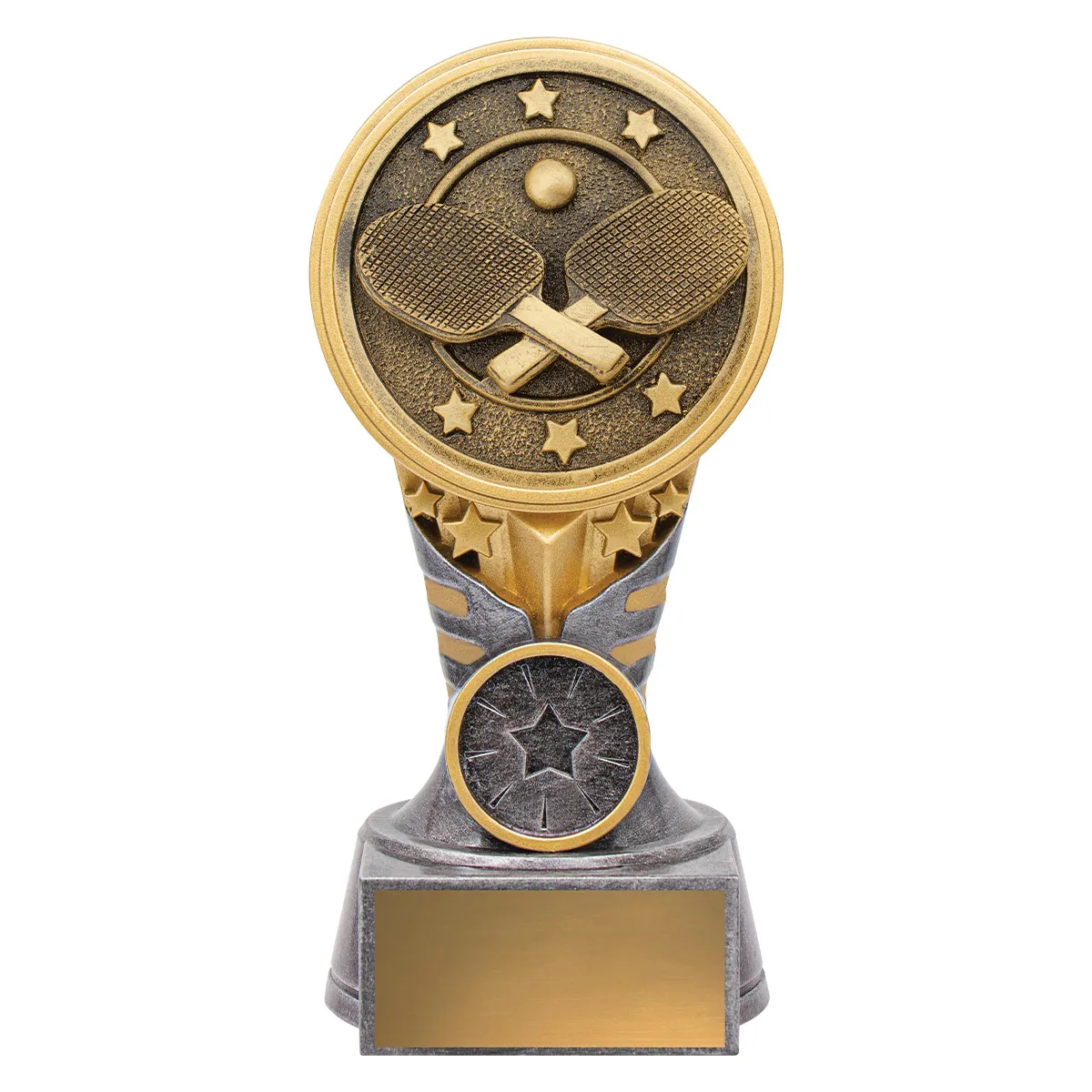 -gold Silver / gold ikon - table tennis with resin construction