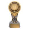Silver / gold ikon trophy with resin construction