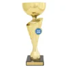 cup168a-gold Gold inspire cup with plastic / metal / marble construction