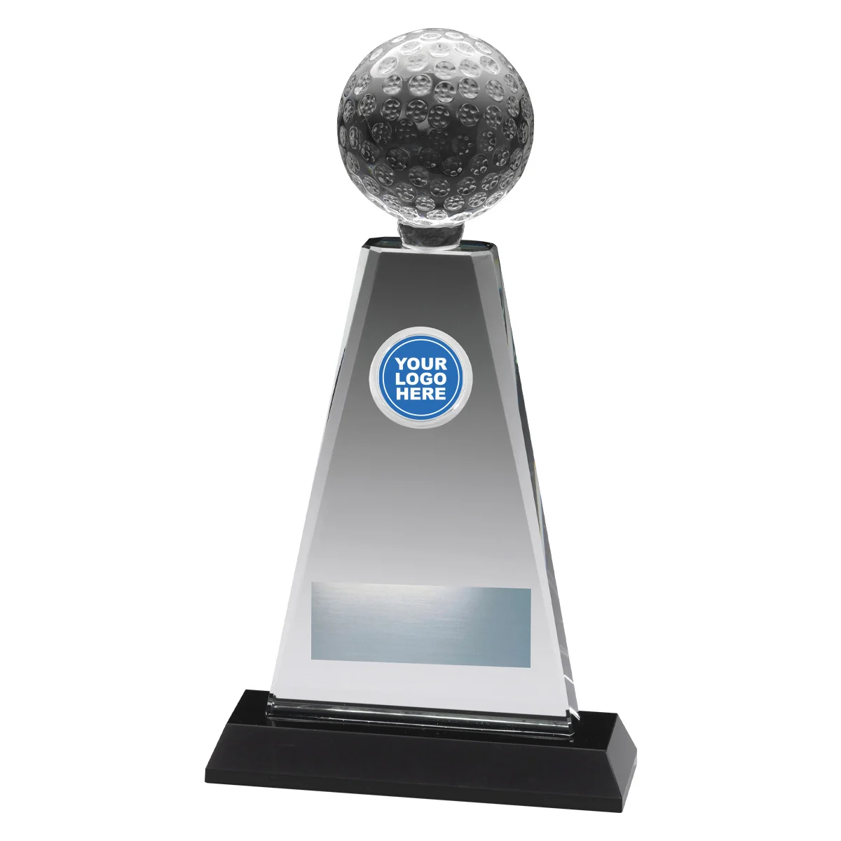 ga617a Integrity glass award with glass construction