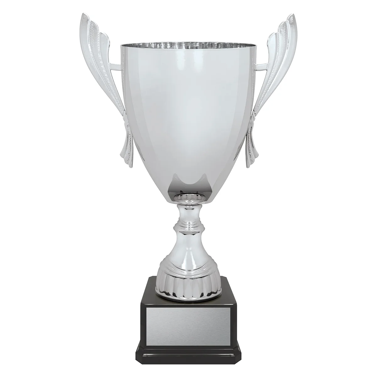 cup186c-silver Silver ironside cup with plastic / metal construction