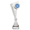 cup107a-silver Silver jet with plastic / marble construction