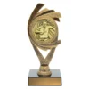 rl509a-gold Gold juno - male player with plastic / timber construction