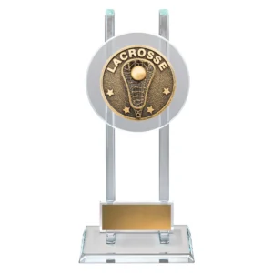 Gold lacrosse spartan glass with glass construction