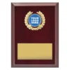 pl03a-rosewood Rosewood laurel plaque - gold with timber construction