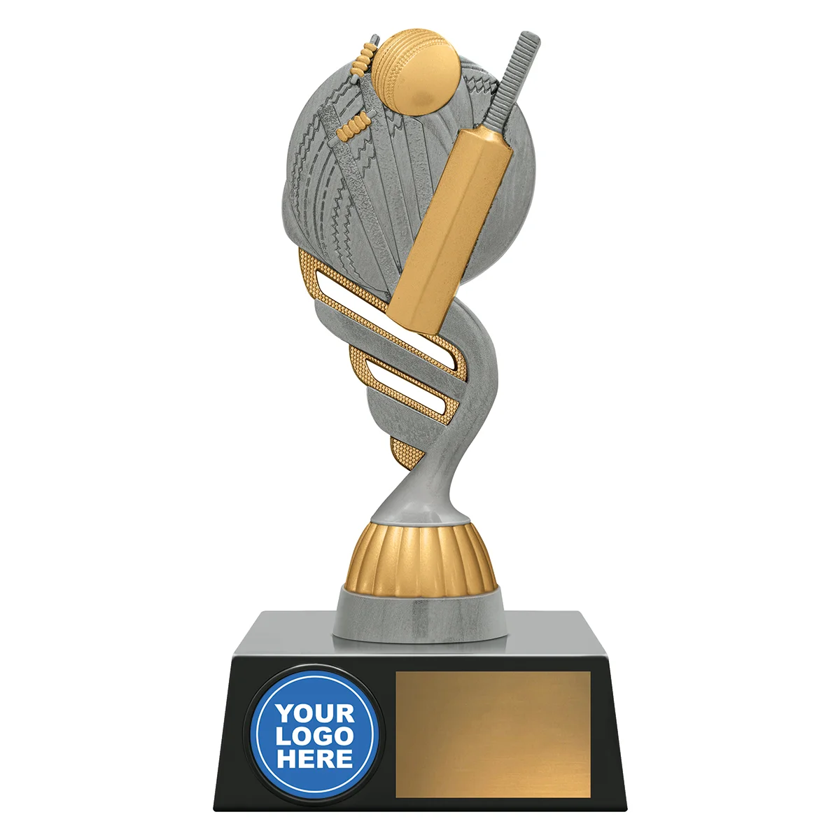ls240a-silver Silver logo series - cricket with plastic construction