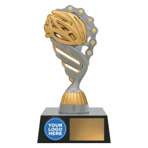 Silver logo series - cycling with plastic construction