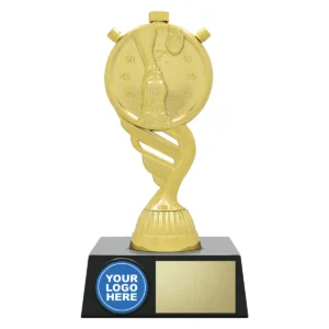 Gold logo series with plastic construction