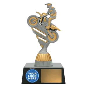 Silver logo series - motocross with plastic construction