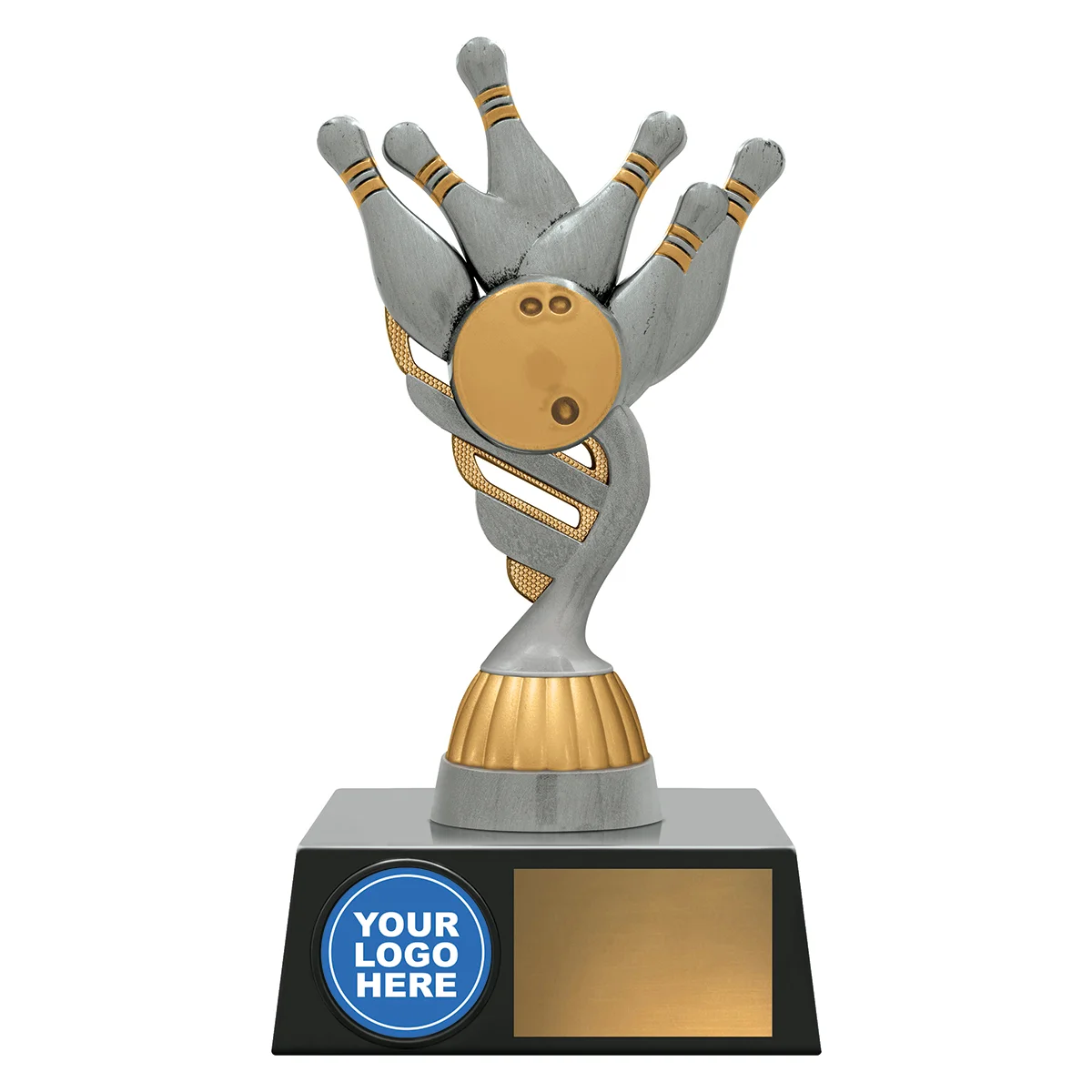 ls252a-silver Silver logo series - tenpin with plastic construction