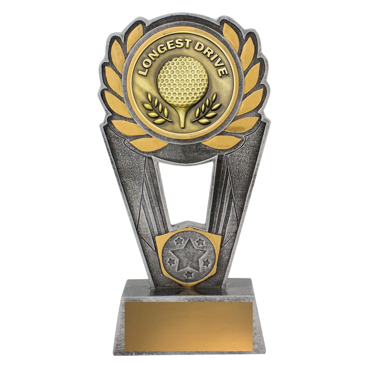 -gold Silver / gold longest drive polaris with resin / metal construction