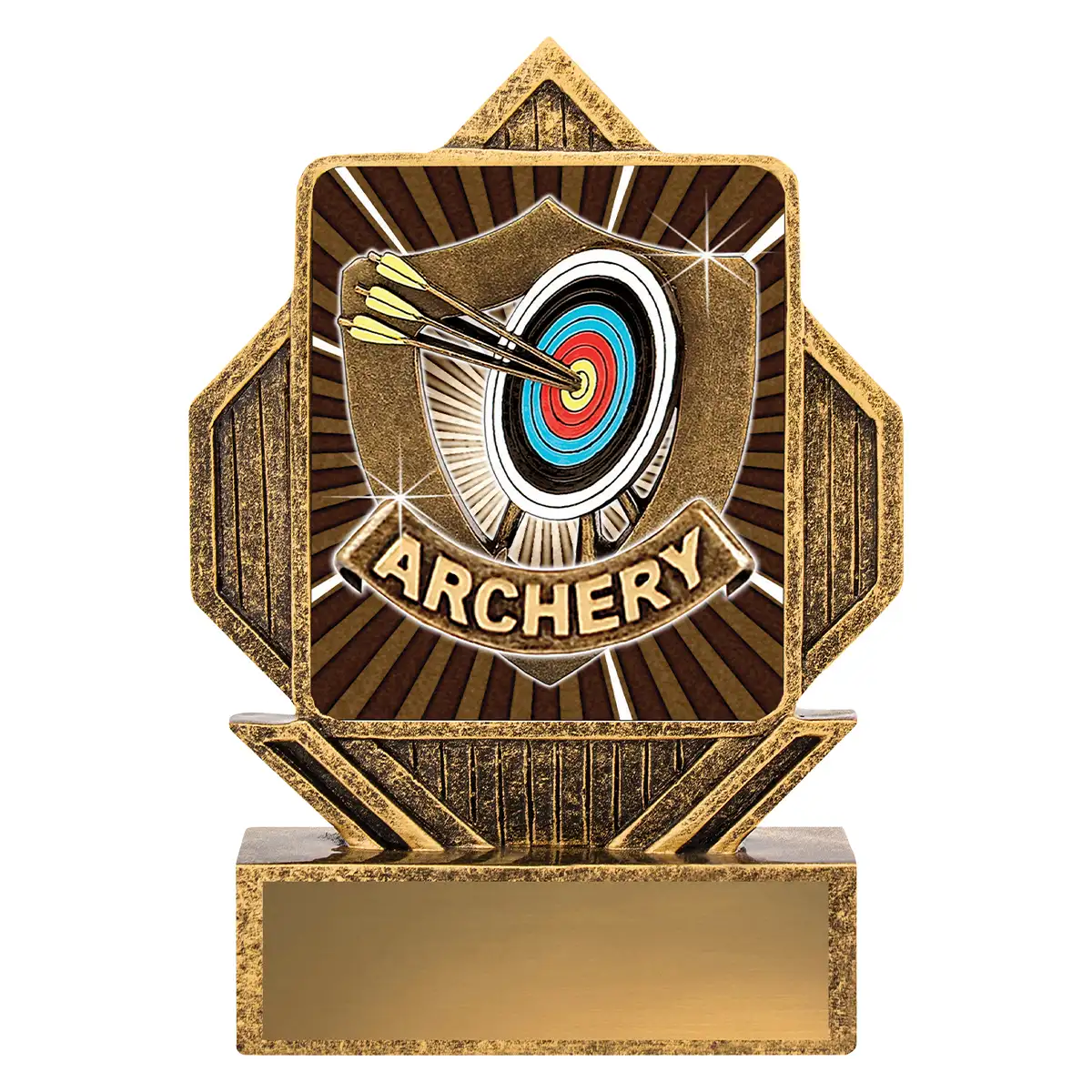 la005-gold Gold lynx arrow - archery with resin construction