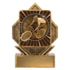 la064-gold Gold lynx arrow - cycling with resin construction