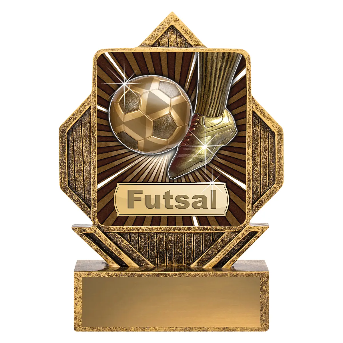 la008-gold Gold lynx arrow - futsal / indoor with resin construction