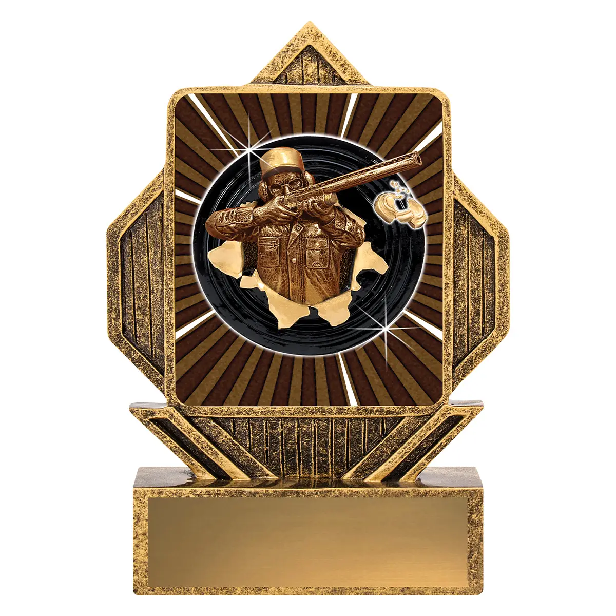 la065-gold Gold lynx arrow - shooting with resin construction