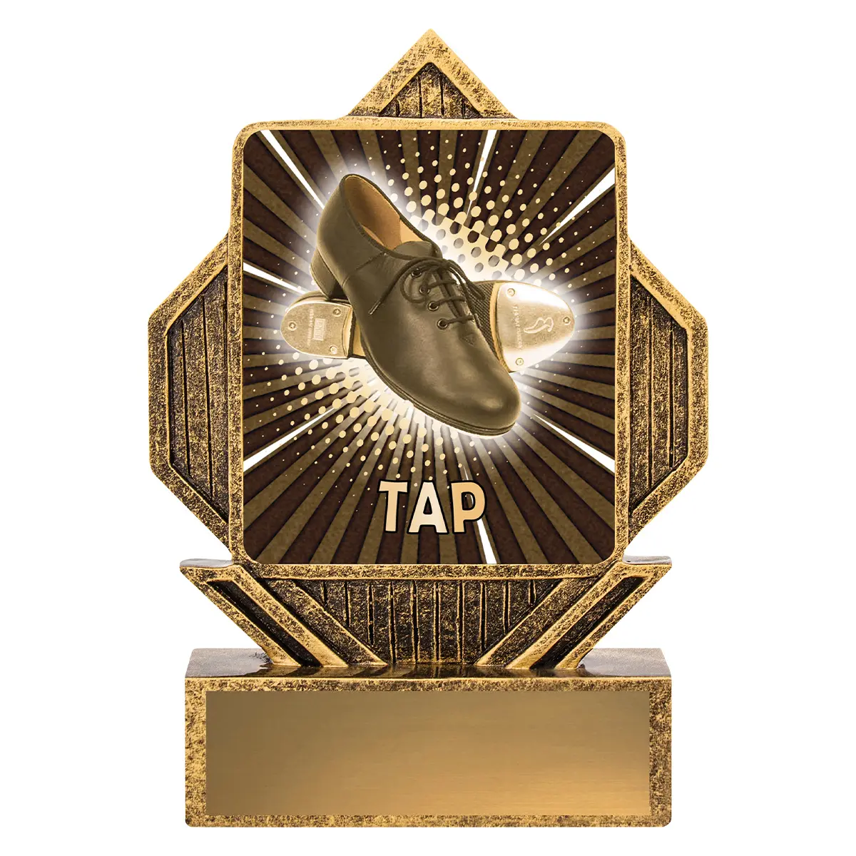 la321-gold Gold lynx arrow - tap with resin construction