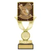 lpb047a-black Black lynx sentry - athletics with plastic / marble construction
