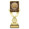 lpb034a-black Black lynx sentry - basketball with plastic / marble construction