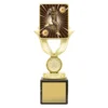 lpb011b-black Black lynx sentry - bowling with plastic / marble construction