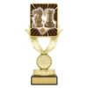 lpb078a-black Black lynx sentry - chess with plastic / marble construction
