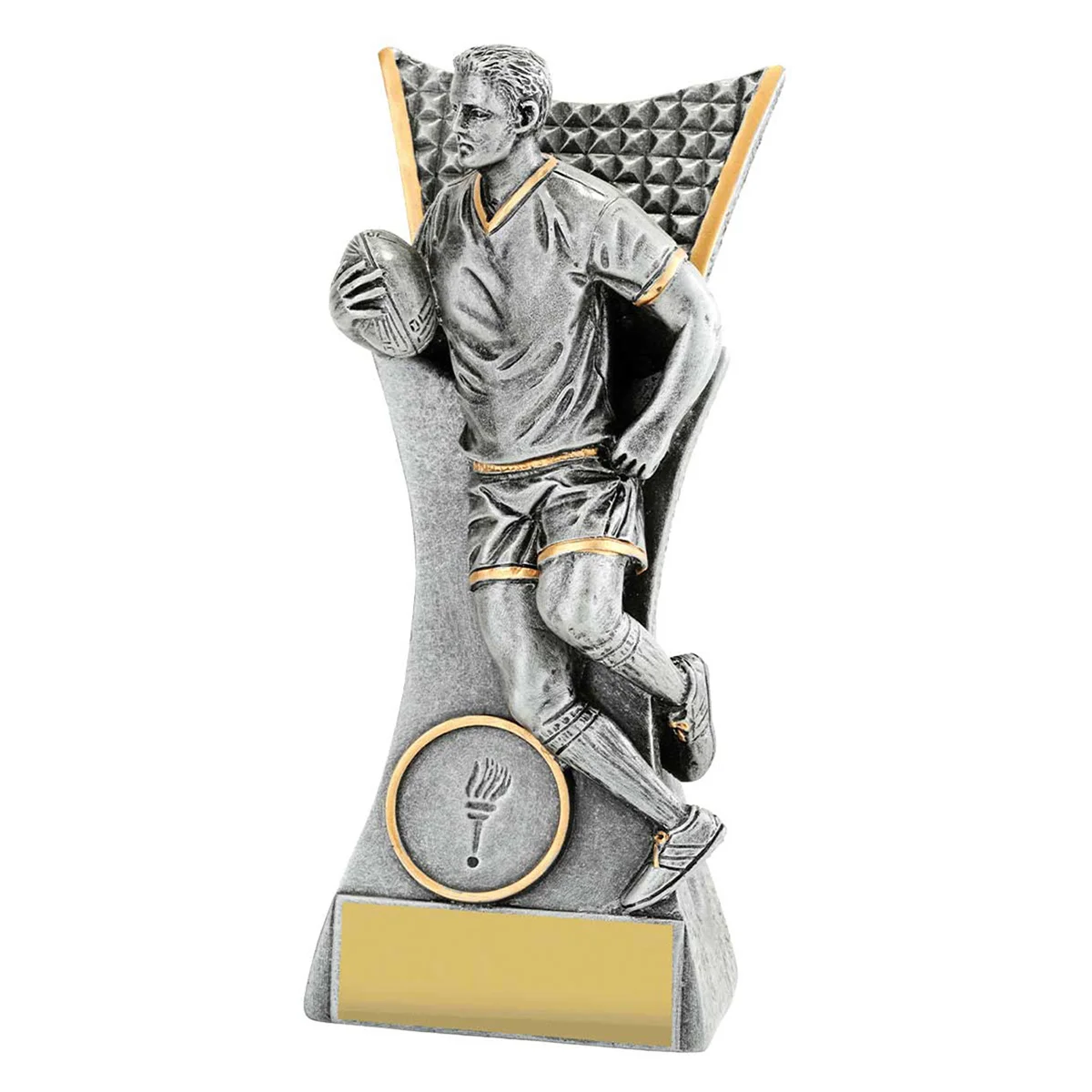 29113b-silver Silver male vanguard with resin construction