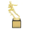 y8555a-gold Gold marble column - american football with plastic / marble construction