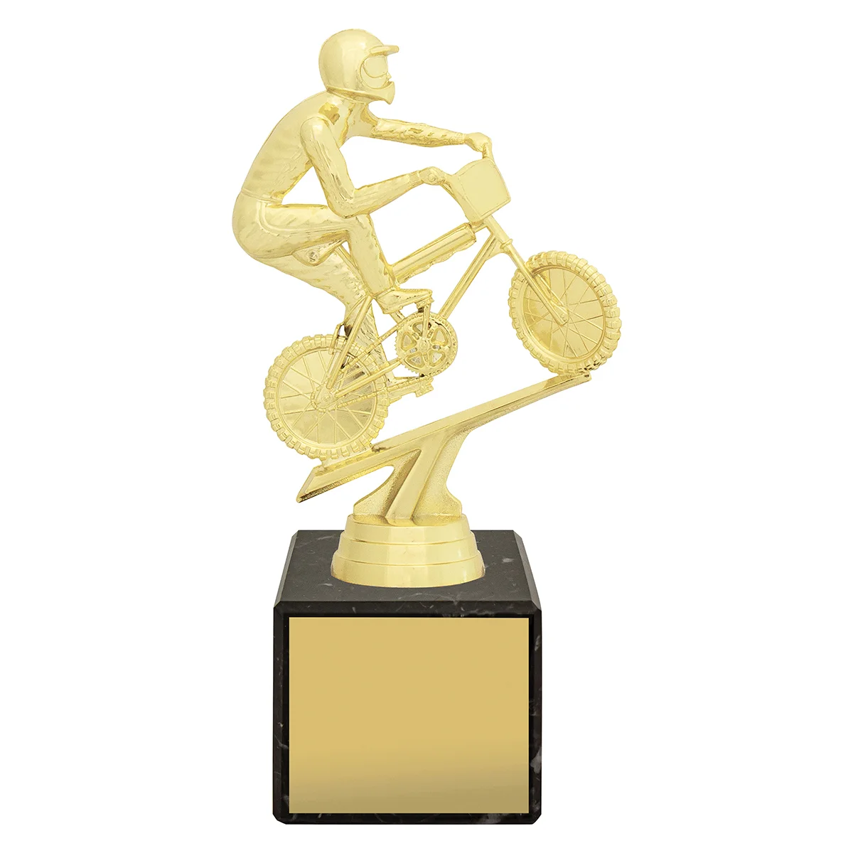y8008a-gold Gold marble column - bmx with plastic / marble construction